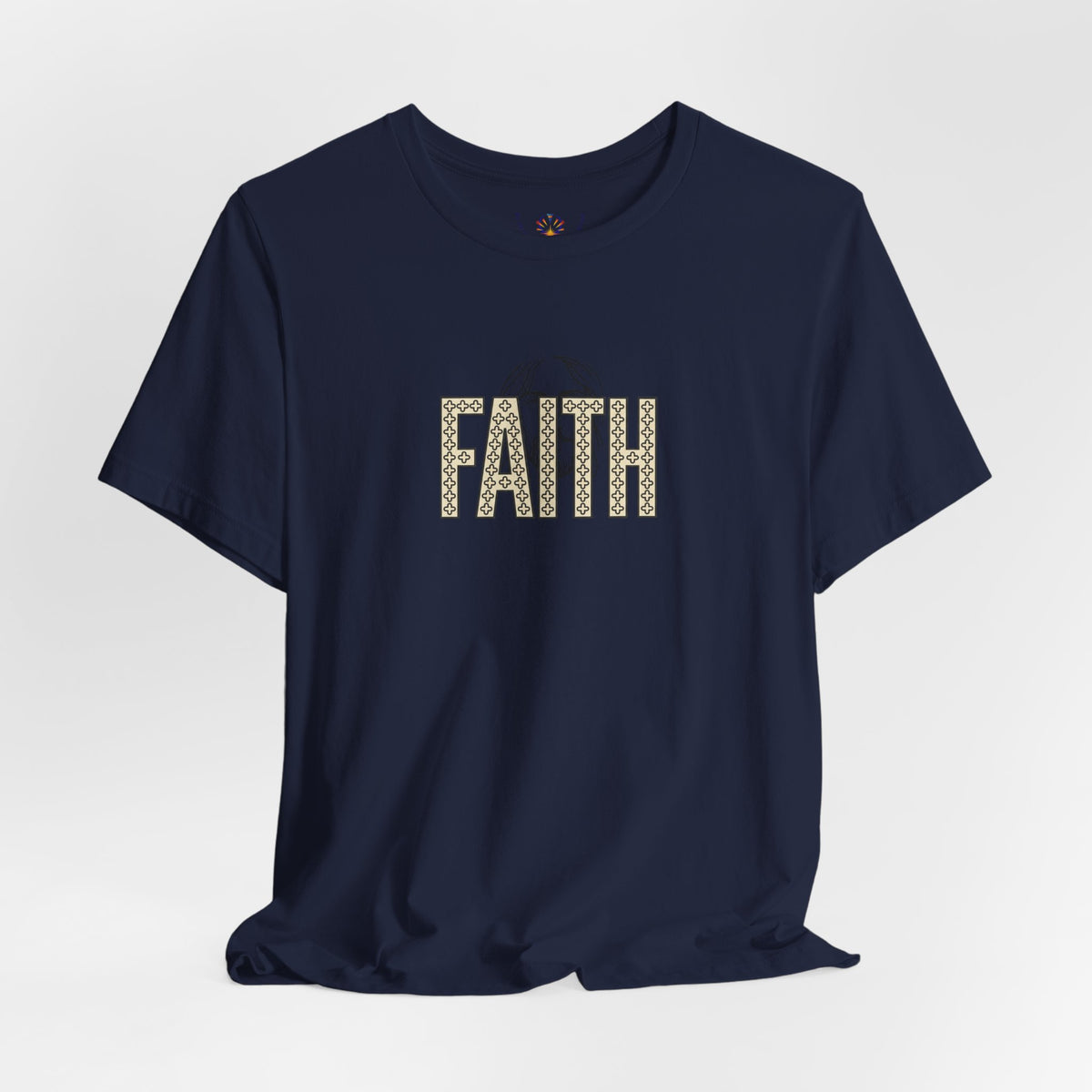 Faith Graphic Tee — Jesus Face Christian T-Shirt