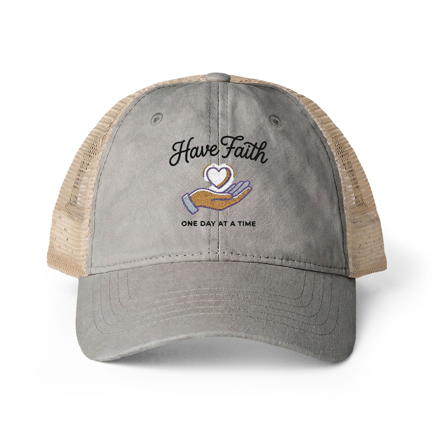 Women's Washed Mesh-Back Cap