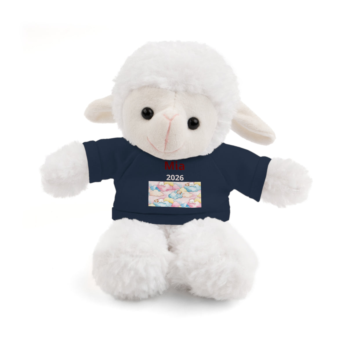 Personalized Plush Bear with Custom Tee — Cute Plush Print & Name