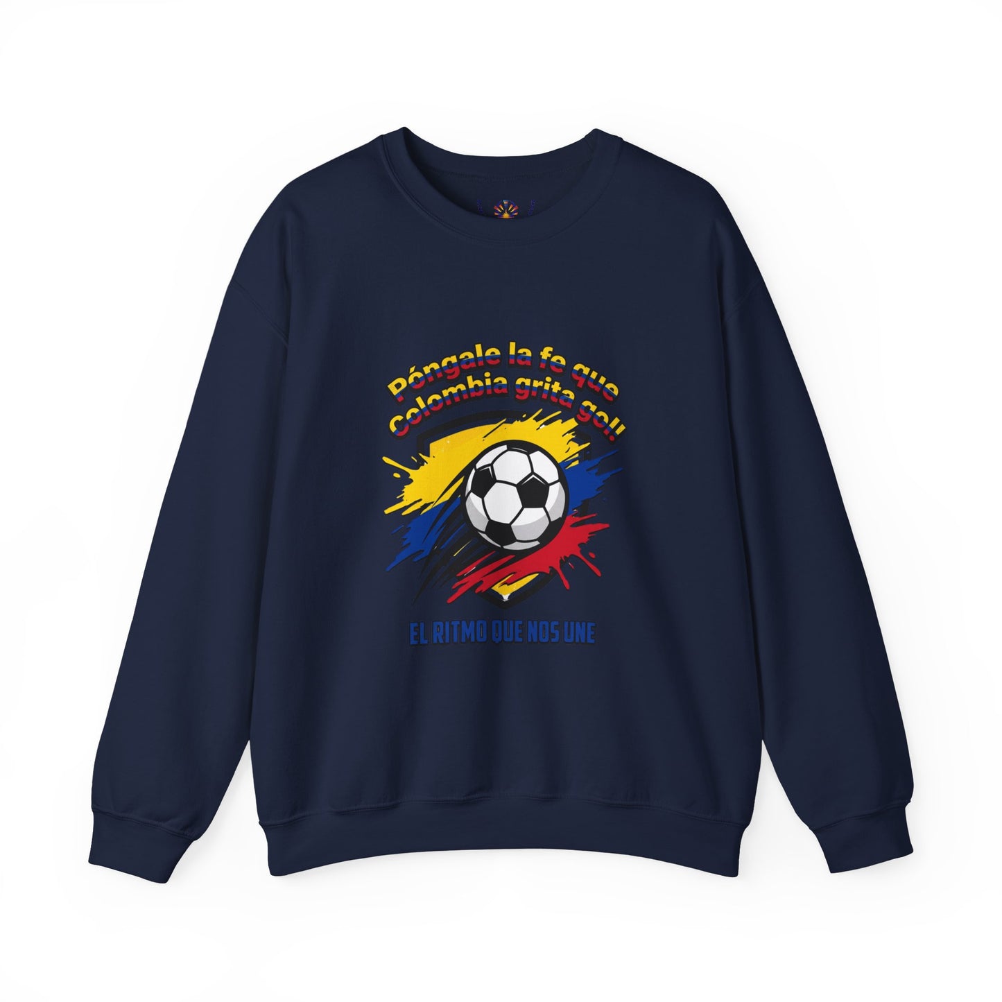 Colombia Pride Soccer Crewneck Sweatshirt | Retro National Colors, Championship Season
