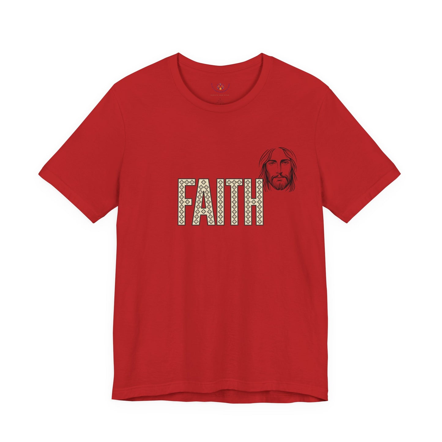 Faith Graphic Tee — Jesus Face Christian T-Shirt