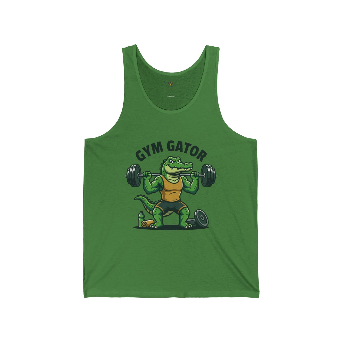 Gym Gator Tank Top — Funny Alligator Weightlifting Fitness Tank