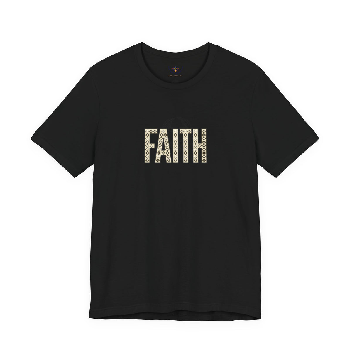 Faith Graphic Tee — Jesus Face Christian T-Shirt
