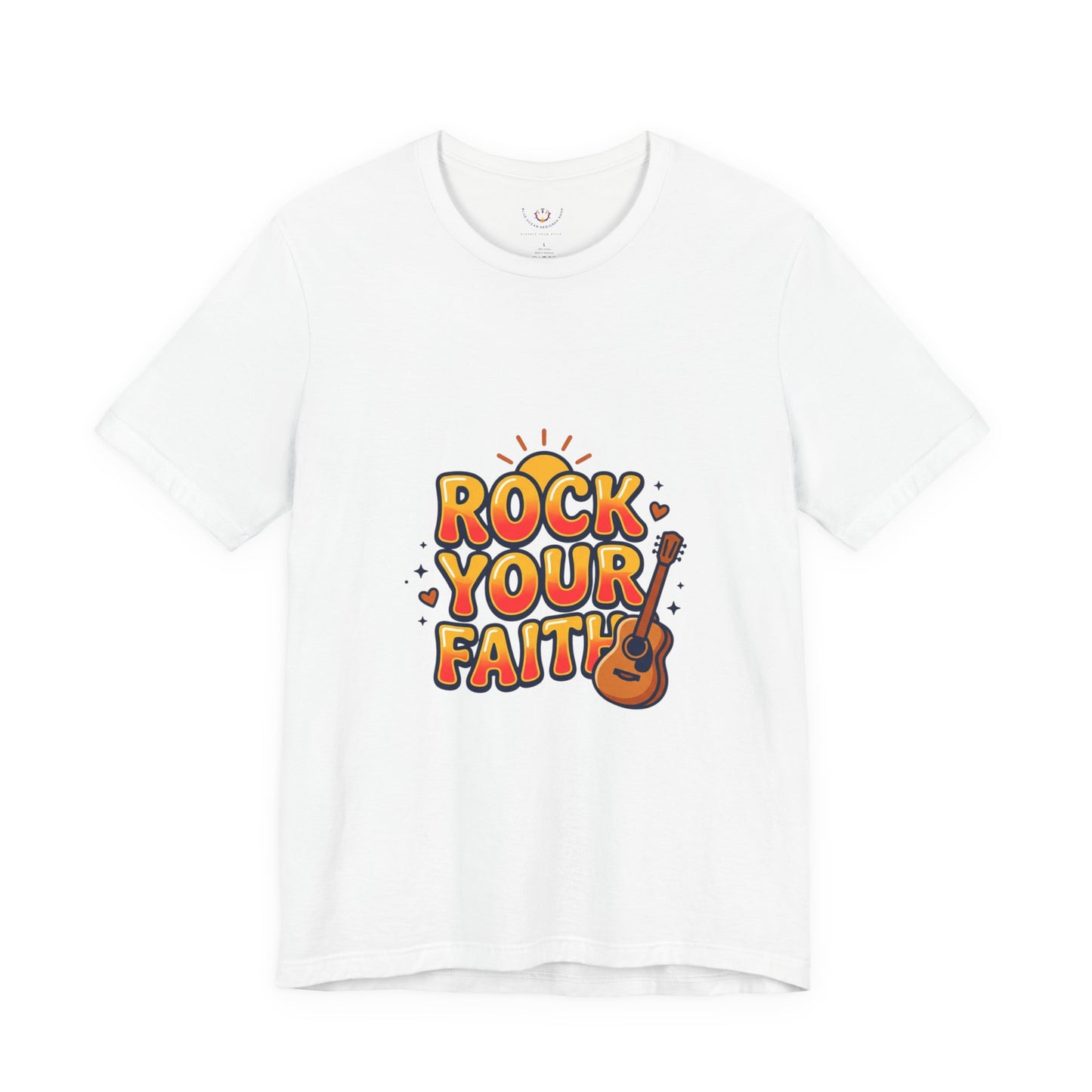 Rock Your Faith T-Shirt | Christian encouragement, retro groovy pastel