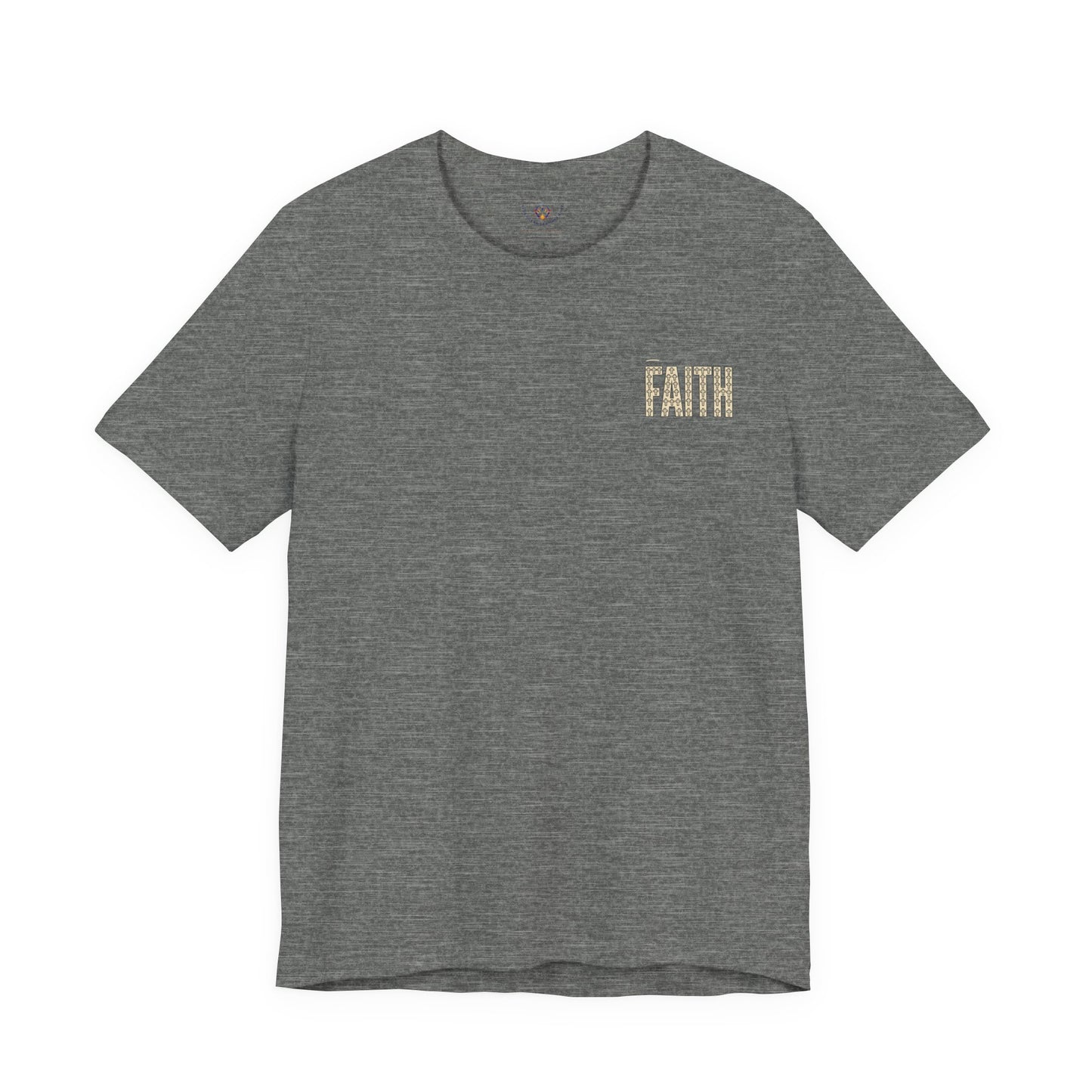 Faith block letters T-Shirt | Christian encouragement, pastel groovy style