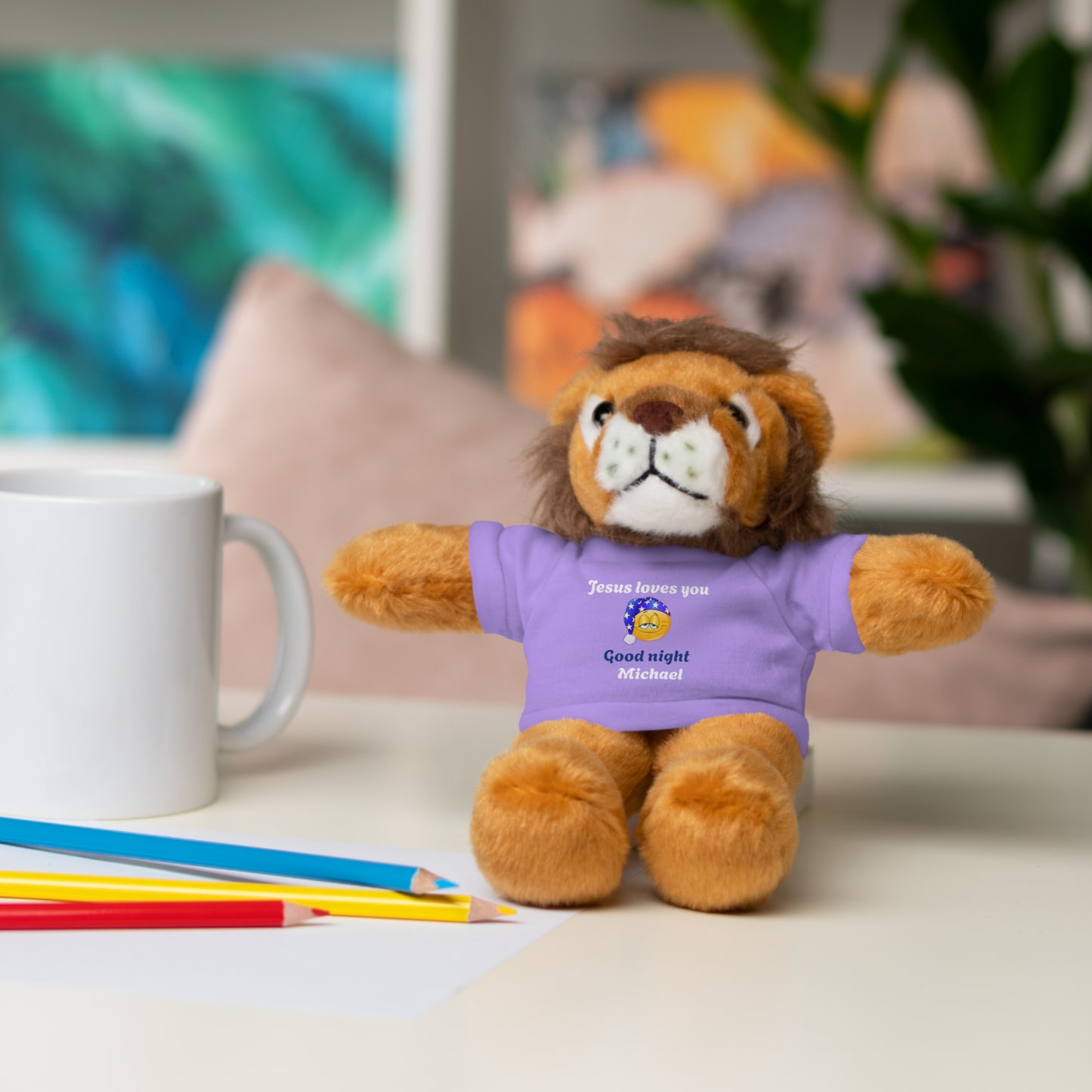 Personalizable Stuffed Animal Tee - Good Night Design