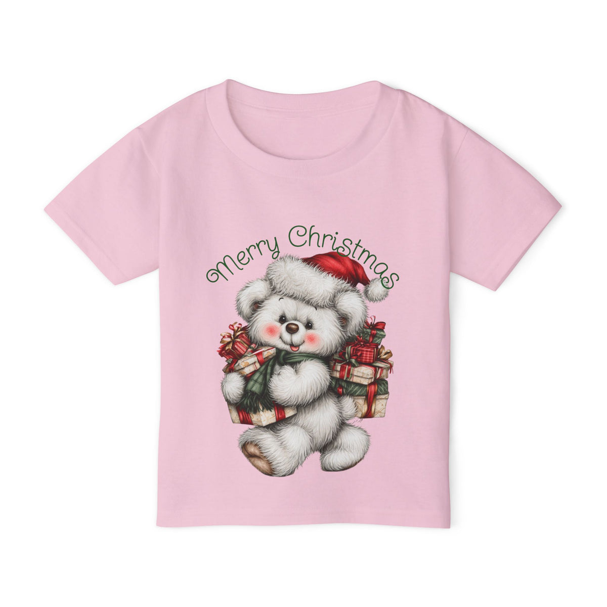 Merry Christmas Bear Toddler T-Shirt