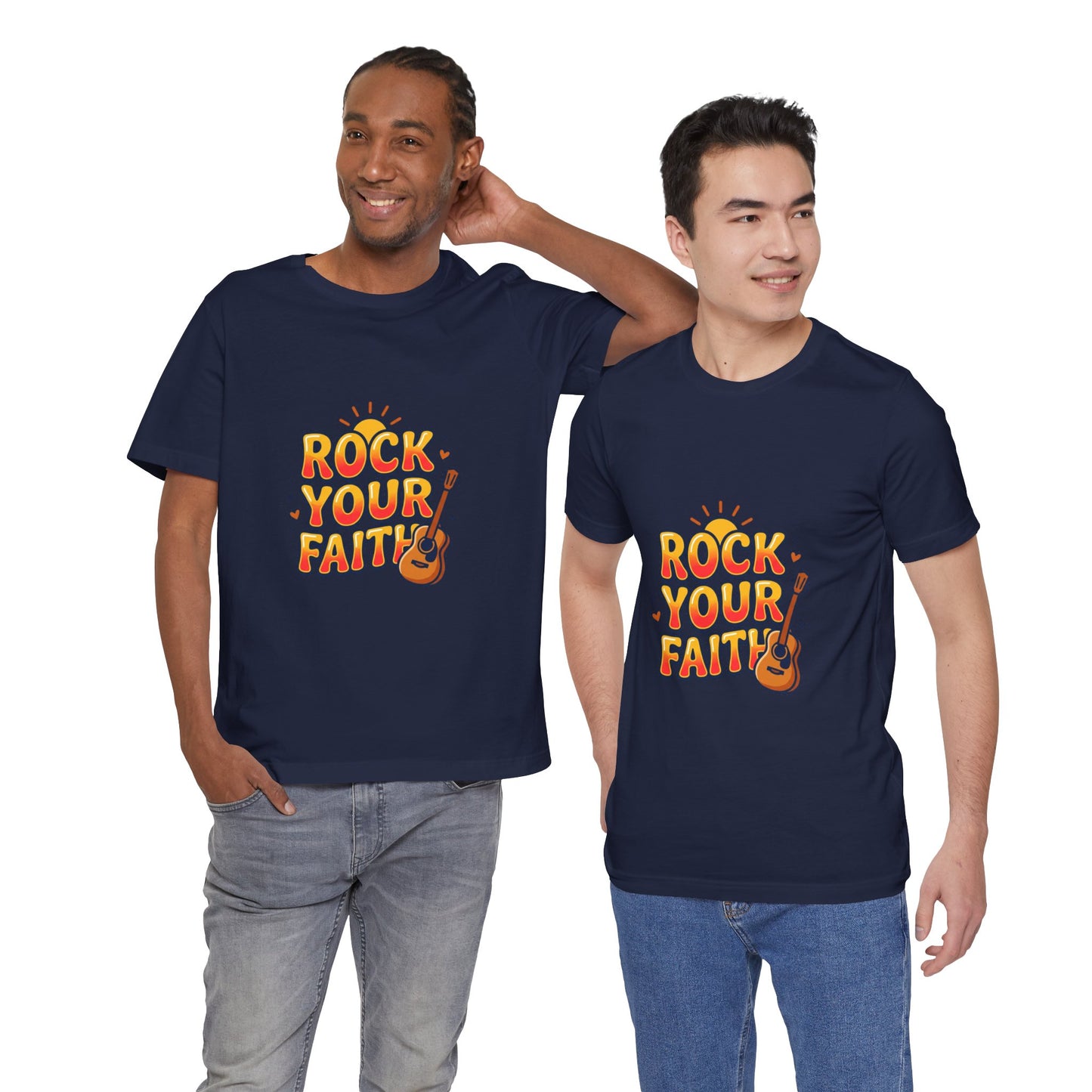 Rock Your Faith T-Shirt | Christian encouragement, retro groovy pastel