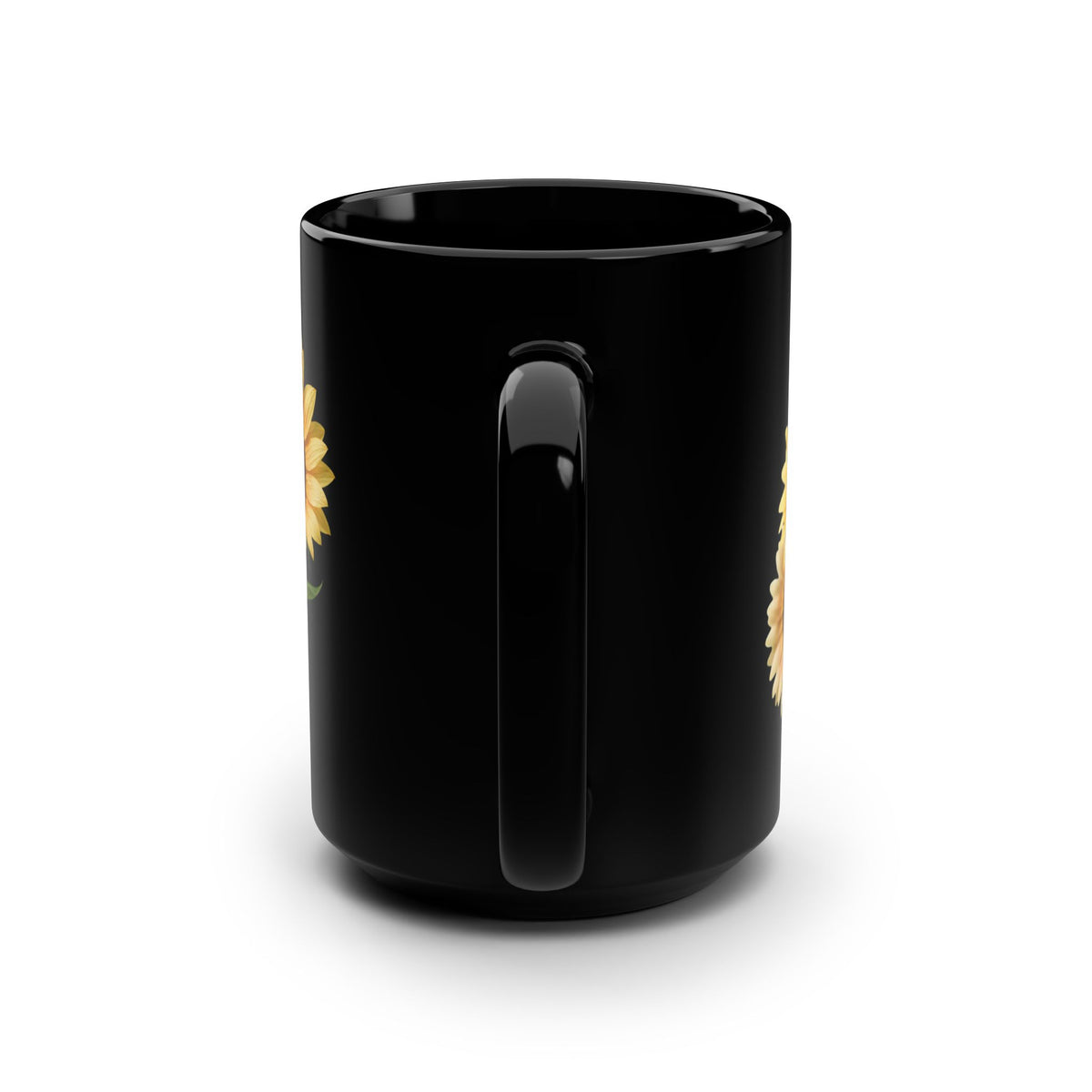 Sunflower Black 15oz Mug