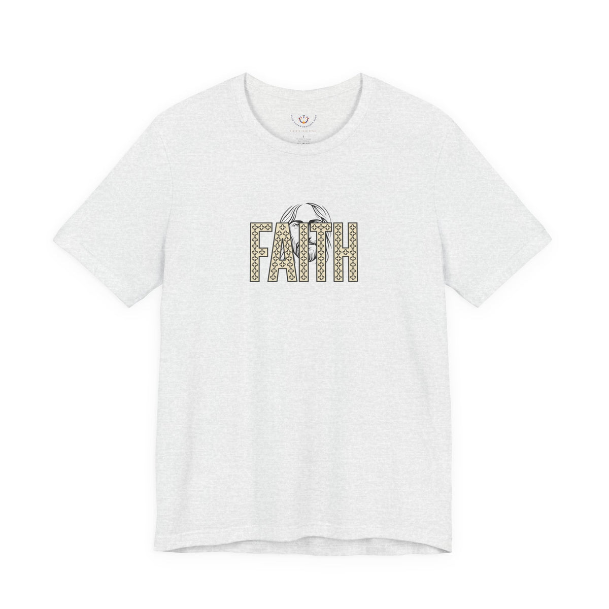Faith Graphic Tee — Jesus Face Christian T-Shirt