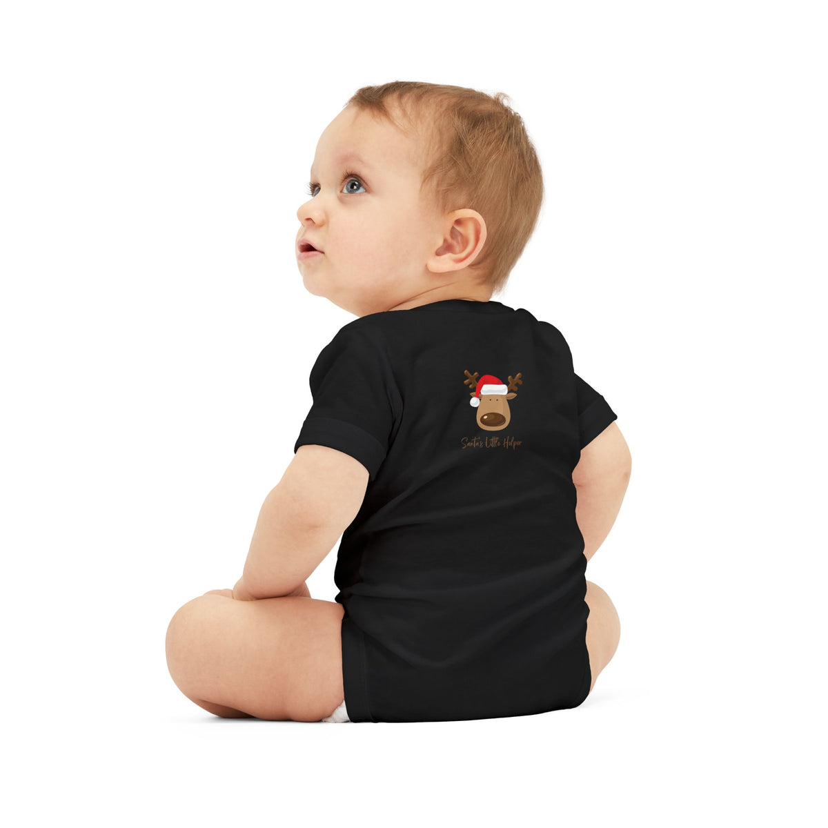 Reindeer Baby Onesie - Cute 'Tis the Season Infant Bodysuit, Christmas Holiday Outfit