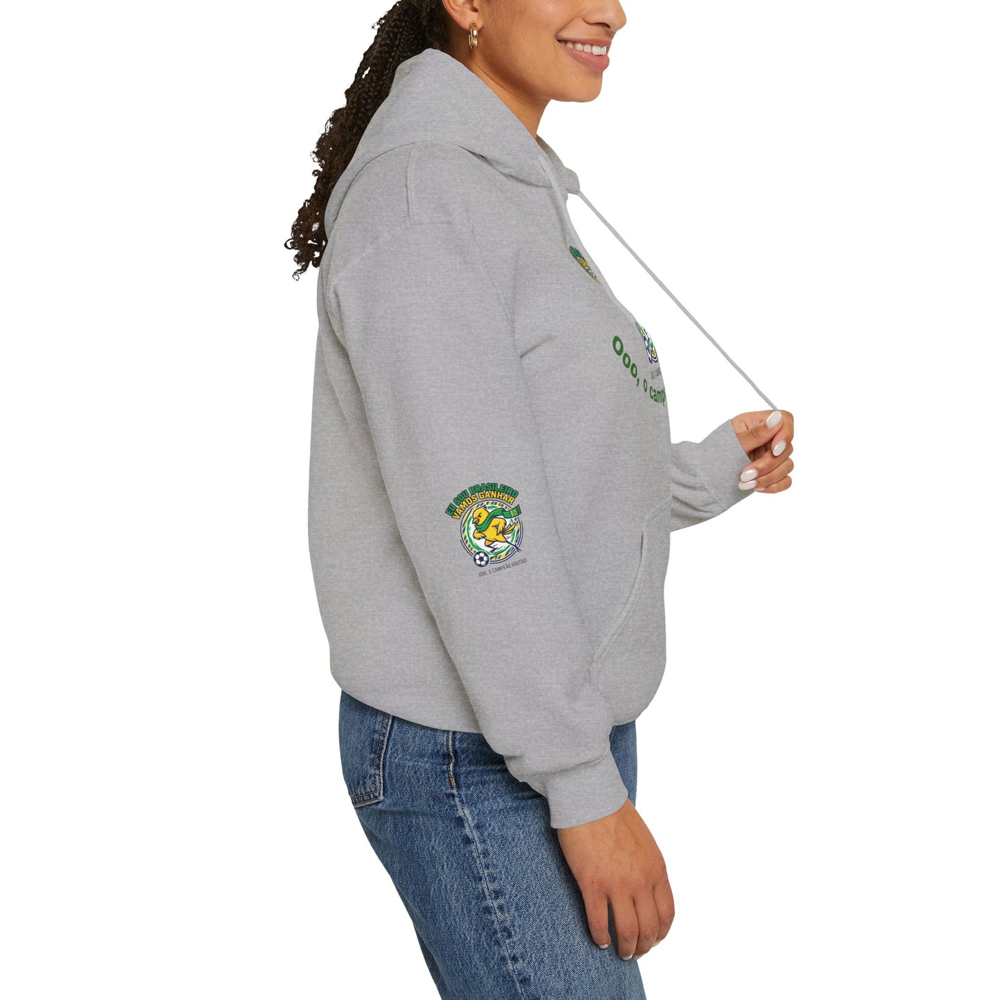 Brazil Retro Soccer Hoodie | national colors, supporters