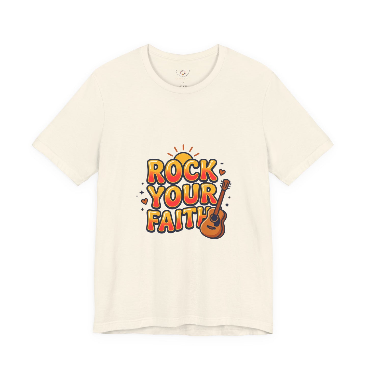Rock Your Faith T-Shirt | Christian encouragement, retro groovy pastel