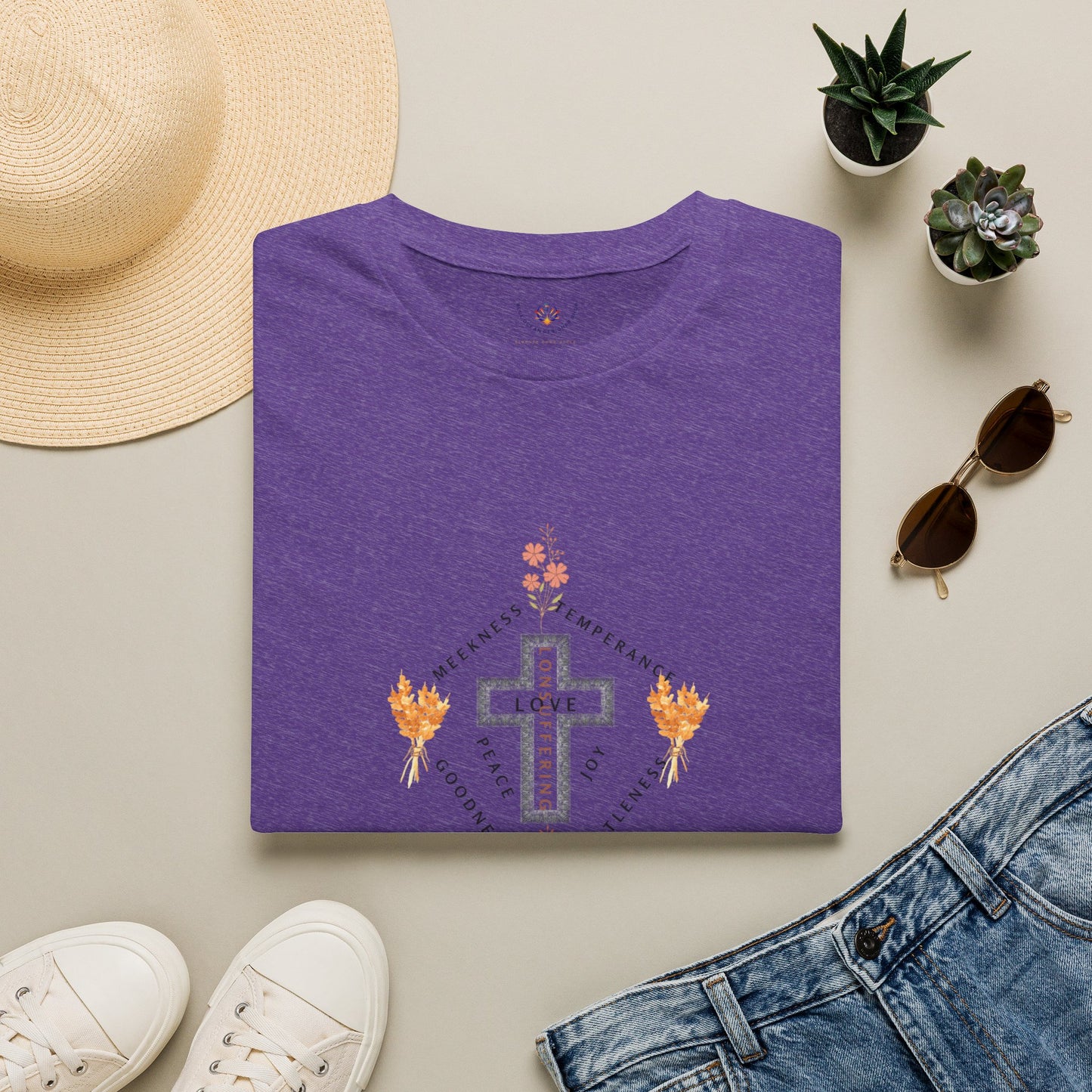 Faith Cross T-Shirt — Inspirational Christian Tee