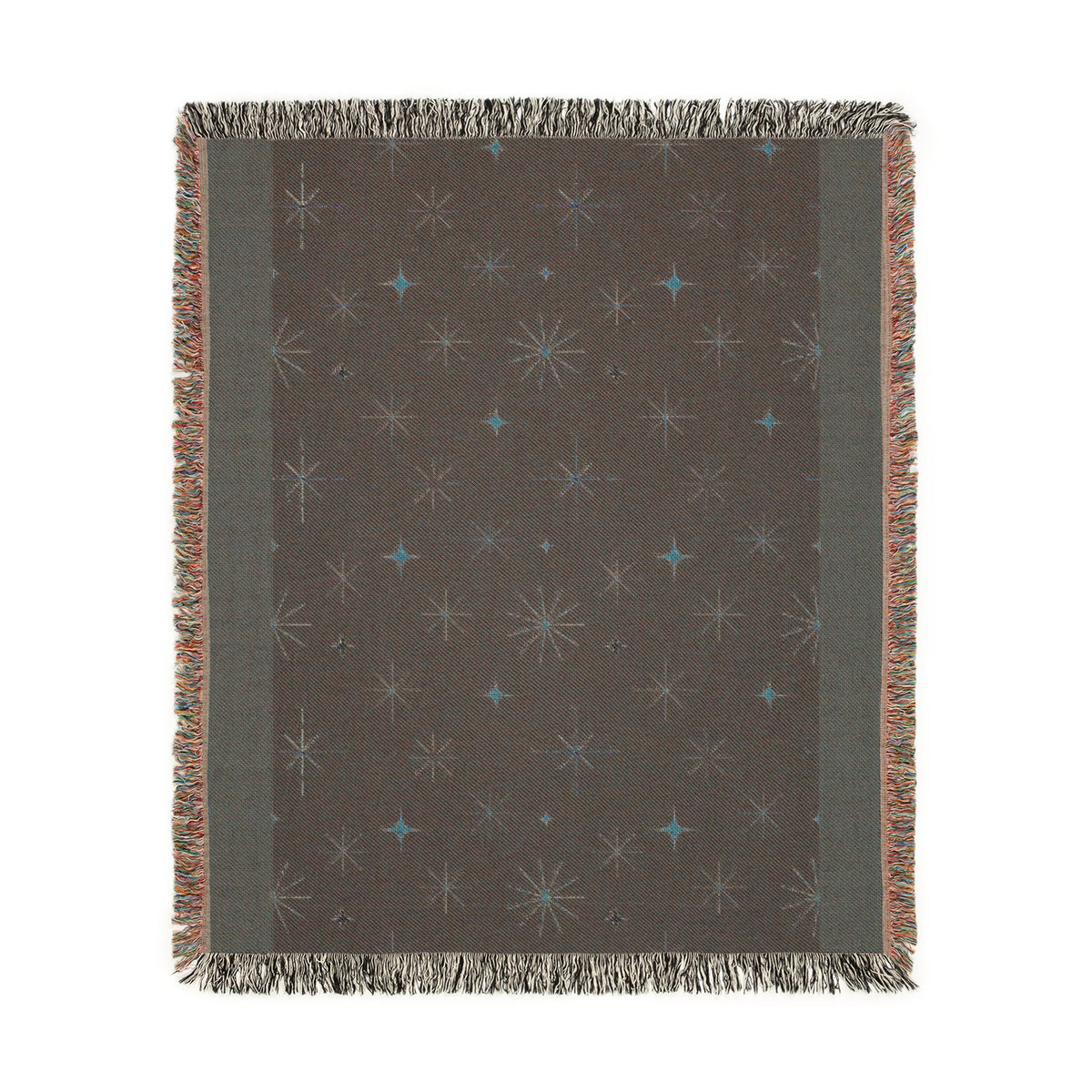 Galaxy Night Woven Blanket — Starfield Throw for Cozy Home & Gifts