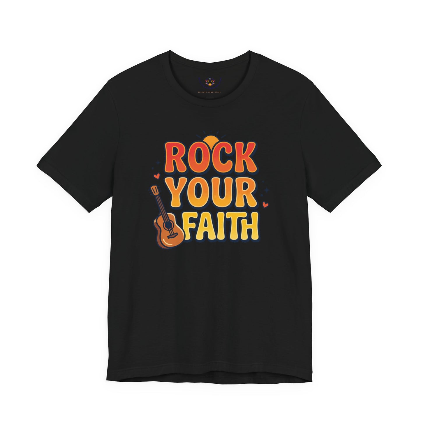Rock Your Faith Tee | Christian encouragement, retro groovy pastel