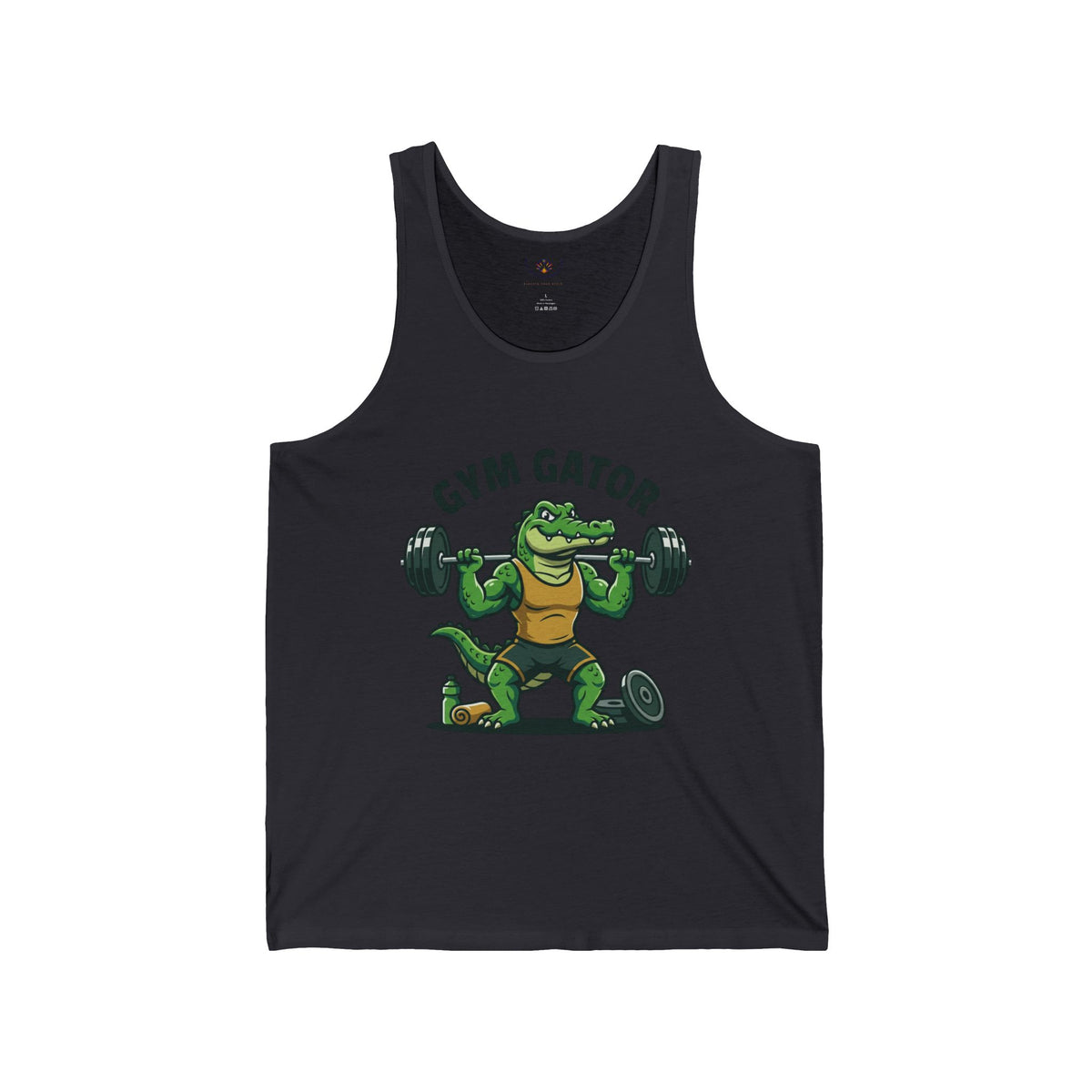 Gym Gator Tank Top — Funny Alligator Weightlifting Fitness Tank