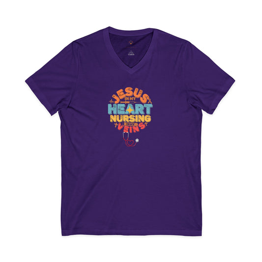 V-Neck tee for nurses