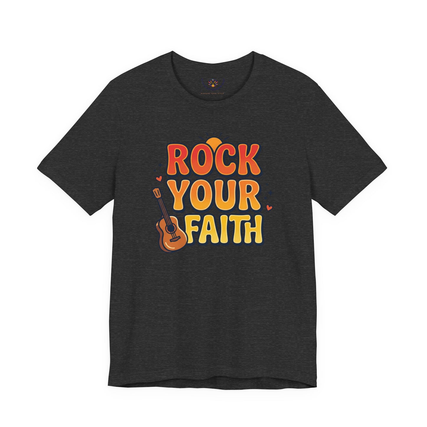 Rock Your Faith Tee | Christian encouragement, retro groovy pastel
