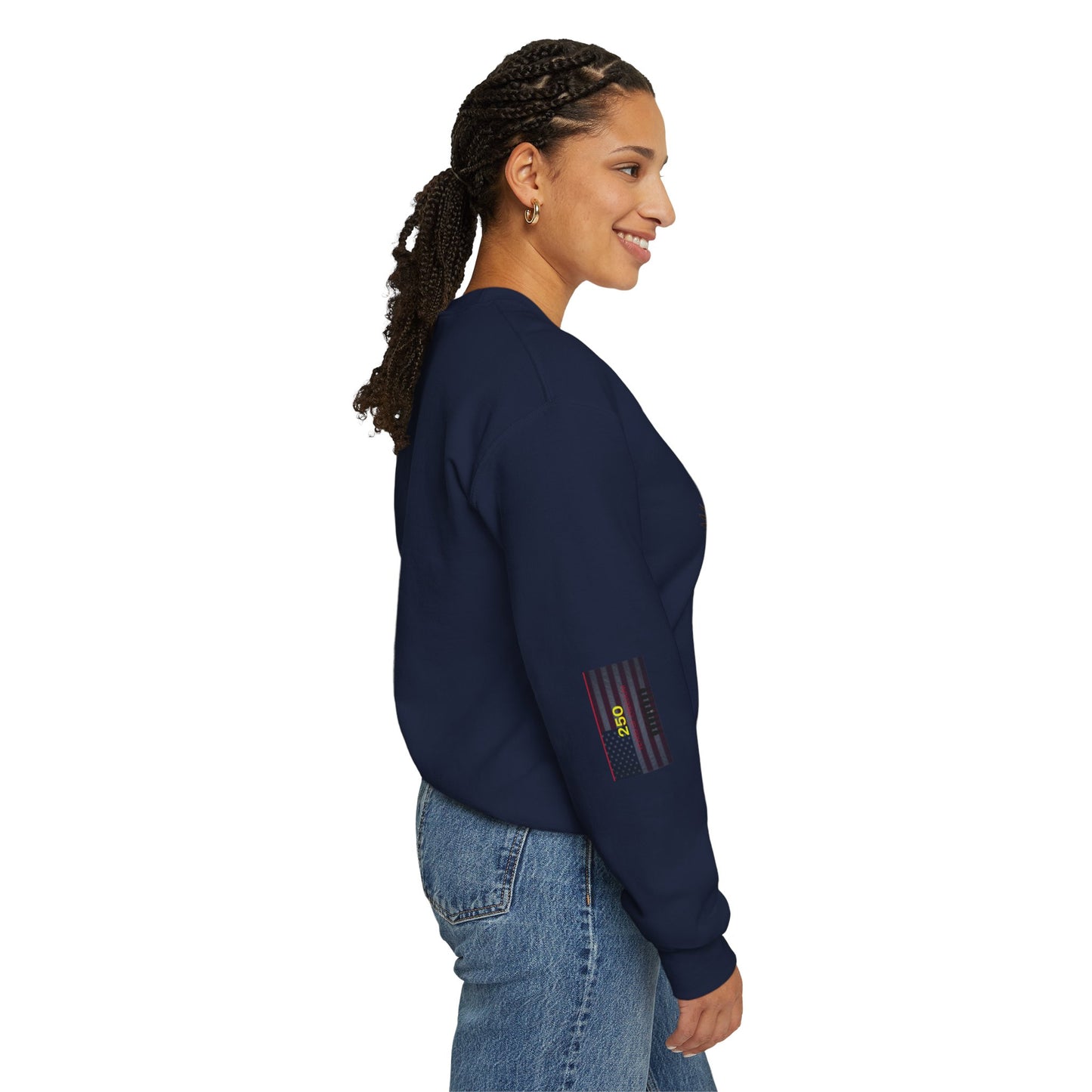 250 Years of Freedom crewneck | Fourth of July retro fireworks BBQ patriotic