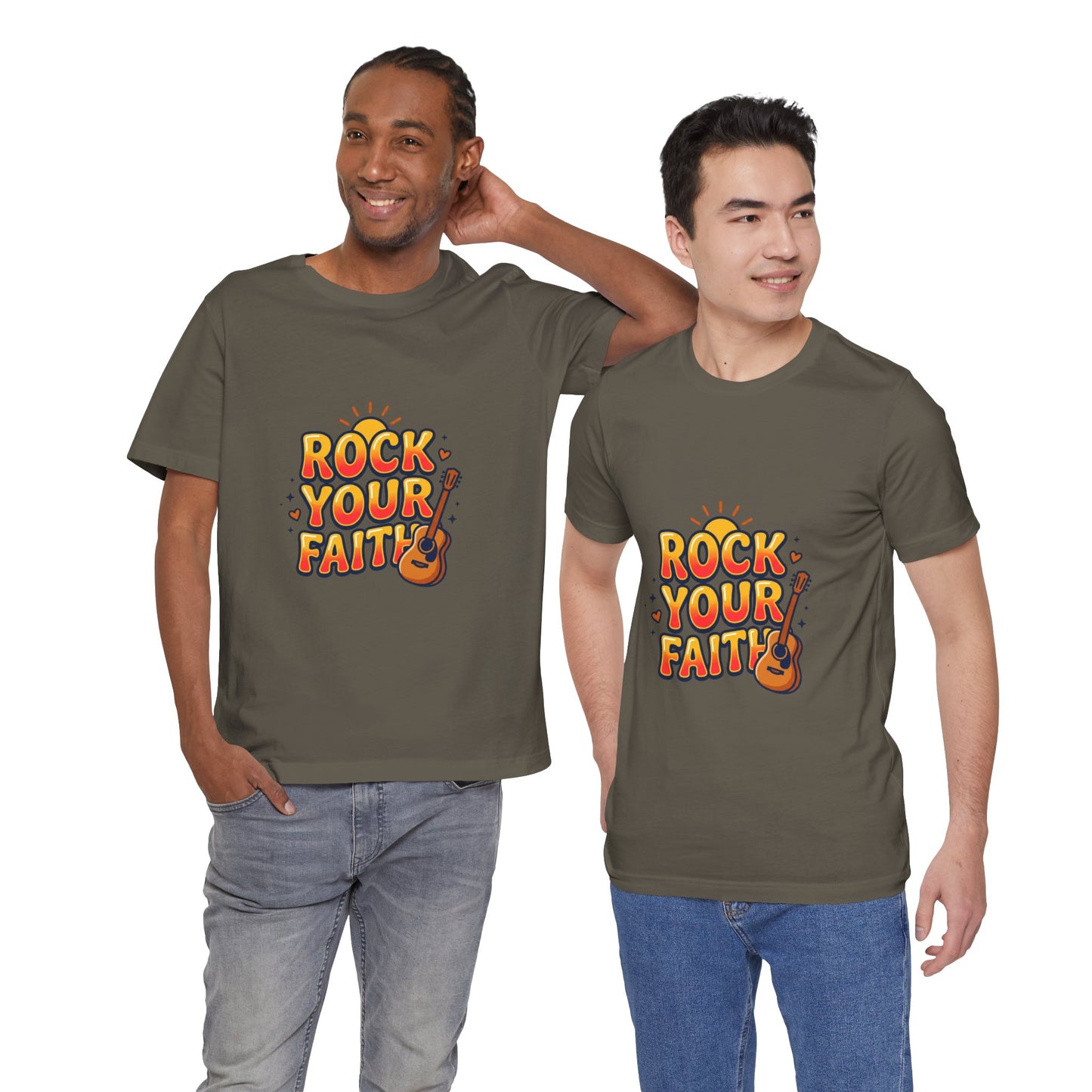 Rock Your Faith T-Shirt | Christian encouragement, retro groovy pastel