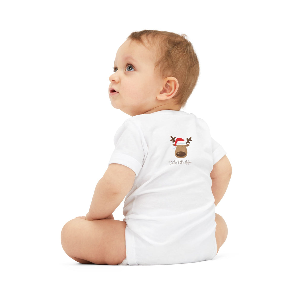 Reindeer Baby Onesie - Cute 'Tis the Season Infant Bodysuit, Christmas Holiday Outfit