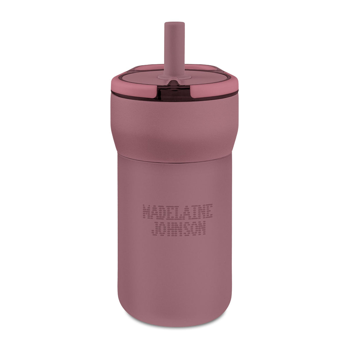 Kids 12oz Engraved Leakproof Straw Tumbler — Personalized Insulated Water Bottle