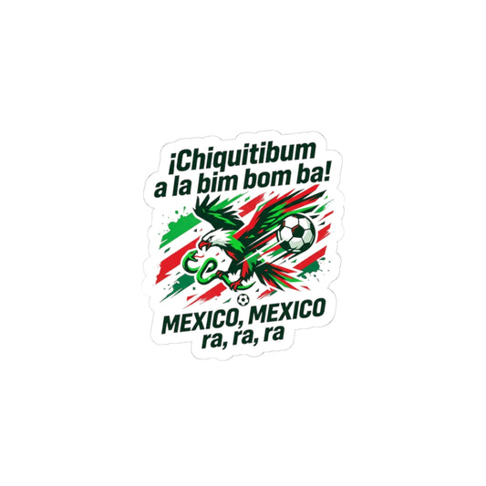 Chant-Style Mexico Soccer Sticker | country pride, retro soccer