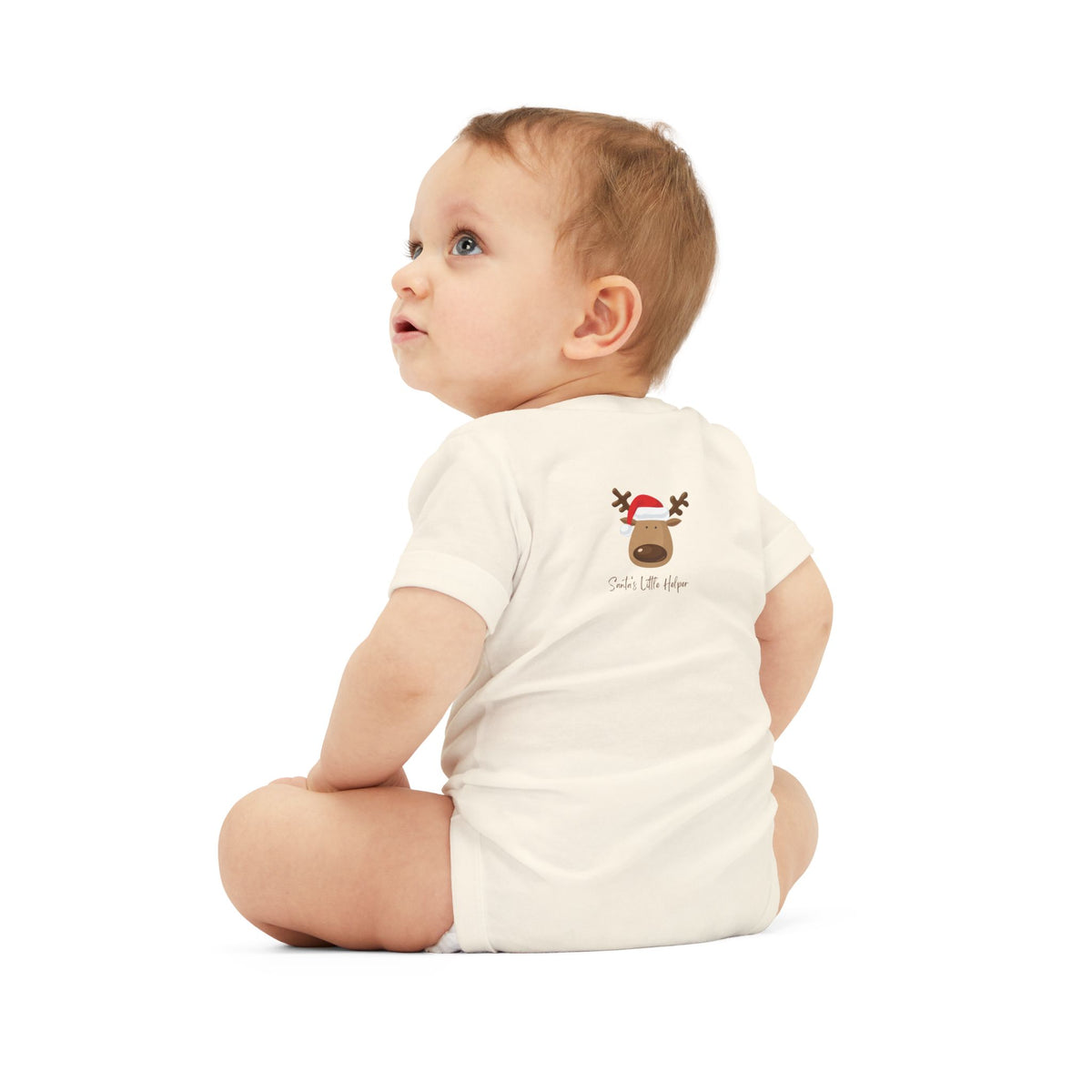 Reindeer Baby Onesie - Cute 'Tis the Season Infant Bodysuit, Christmas Holiday Outfit