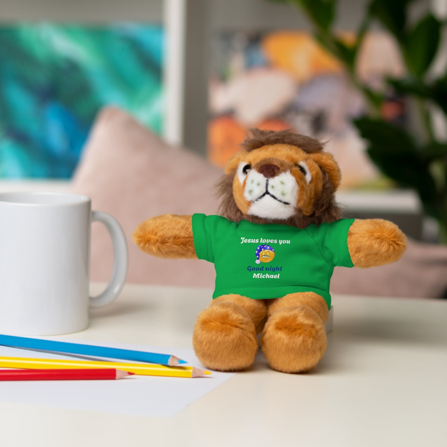 Personalizable Stuffed Animal Tee - Good Night Design