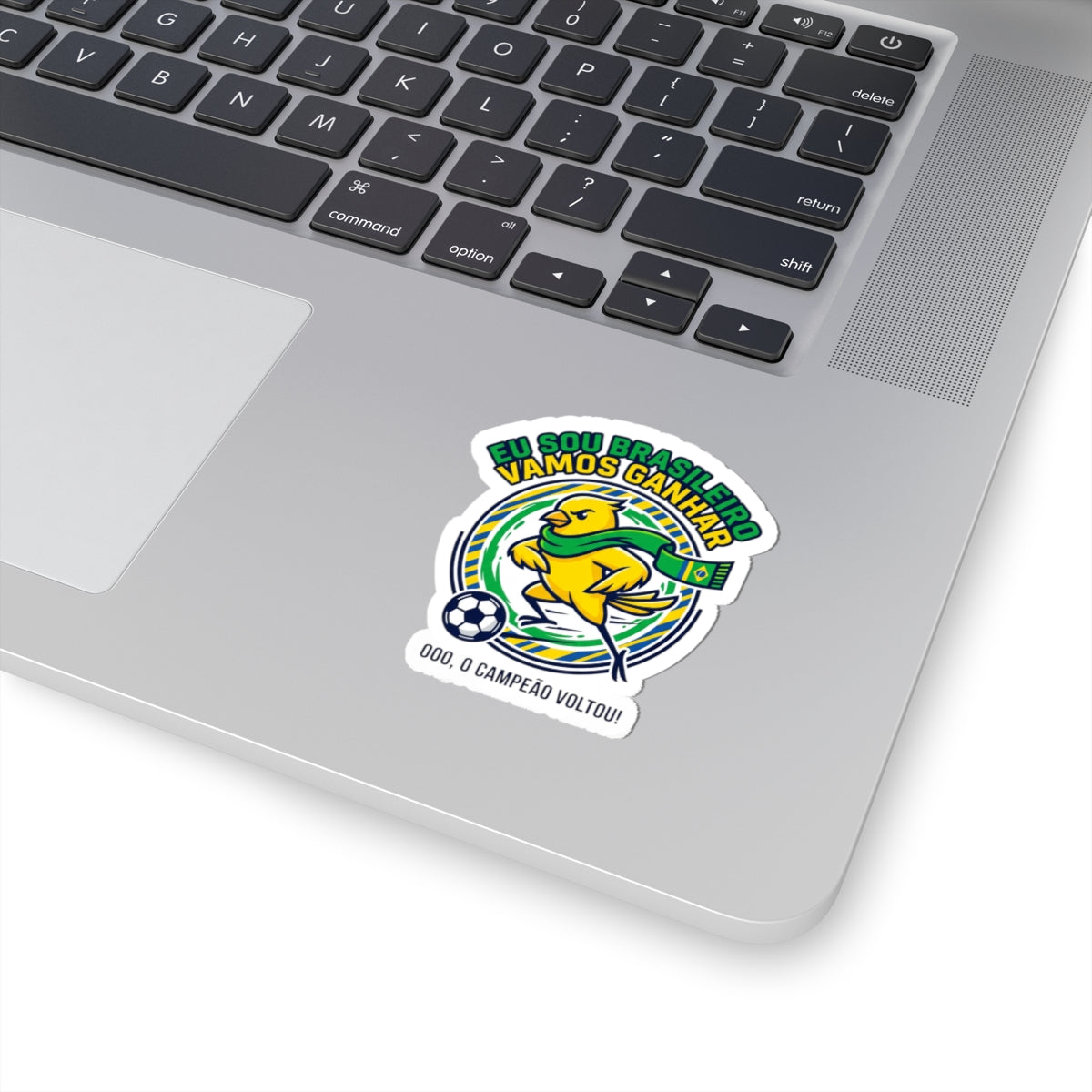 Brazil Soccer Pride Sticker | national colors, retro supporters