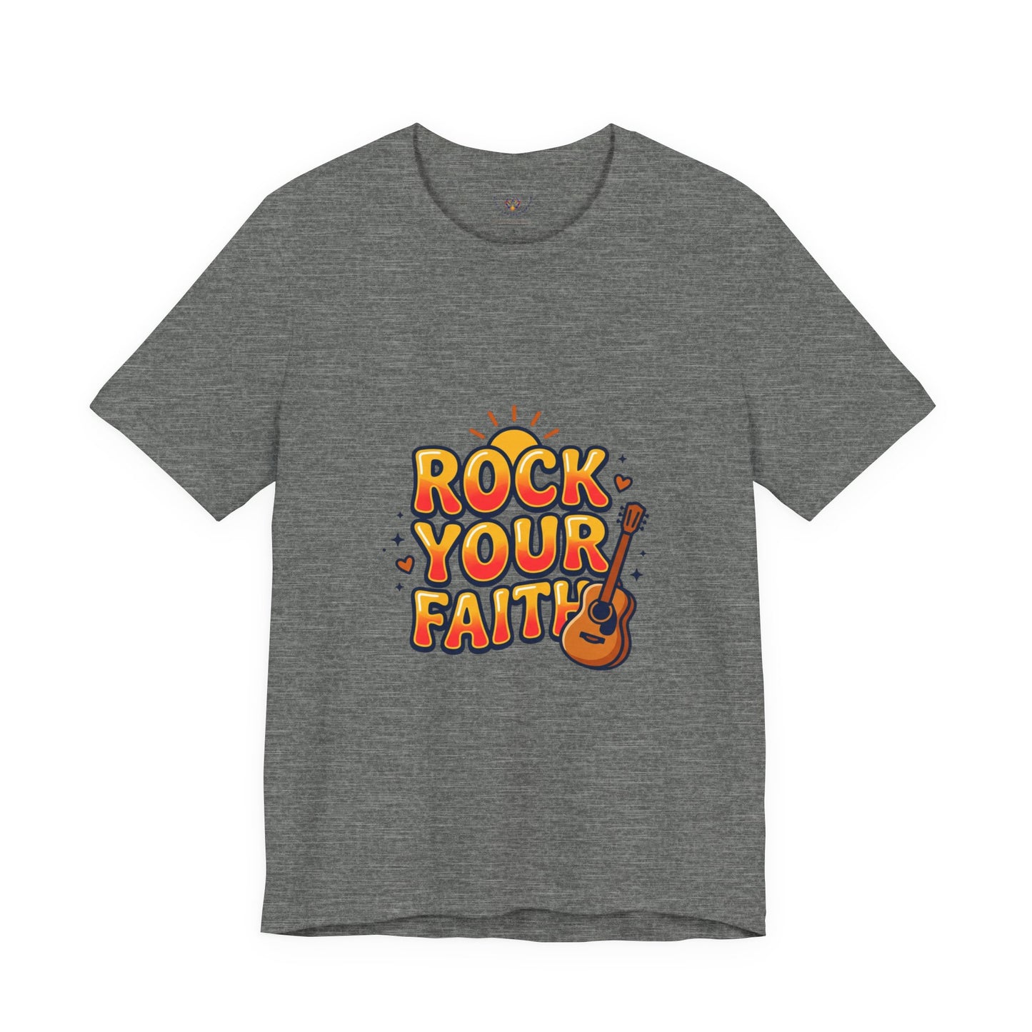 Rock Your Faith T-Shirt | Christian encouragement, retro groovy pastel