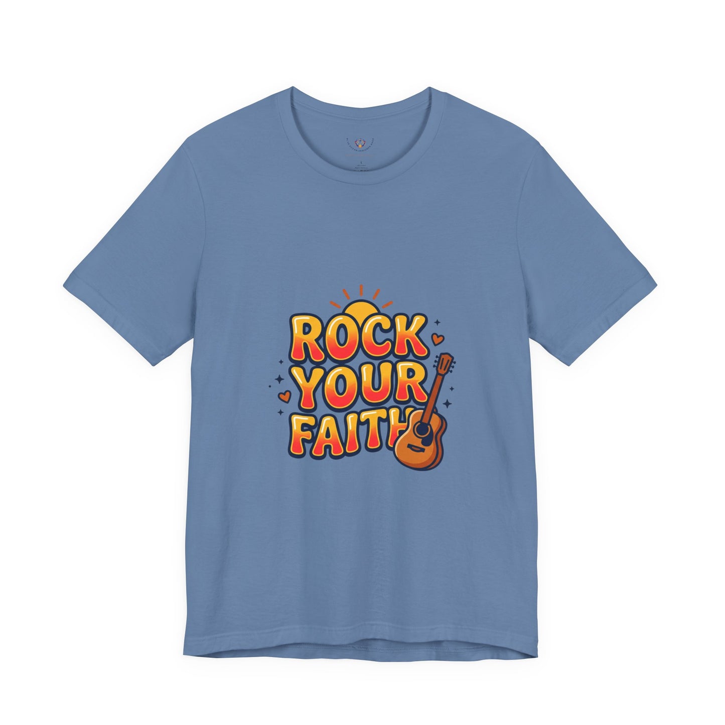 Rock Your Faith T-Shirt | Christian encouragement, retro groovy pastel