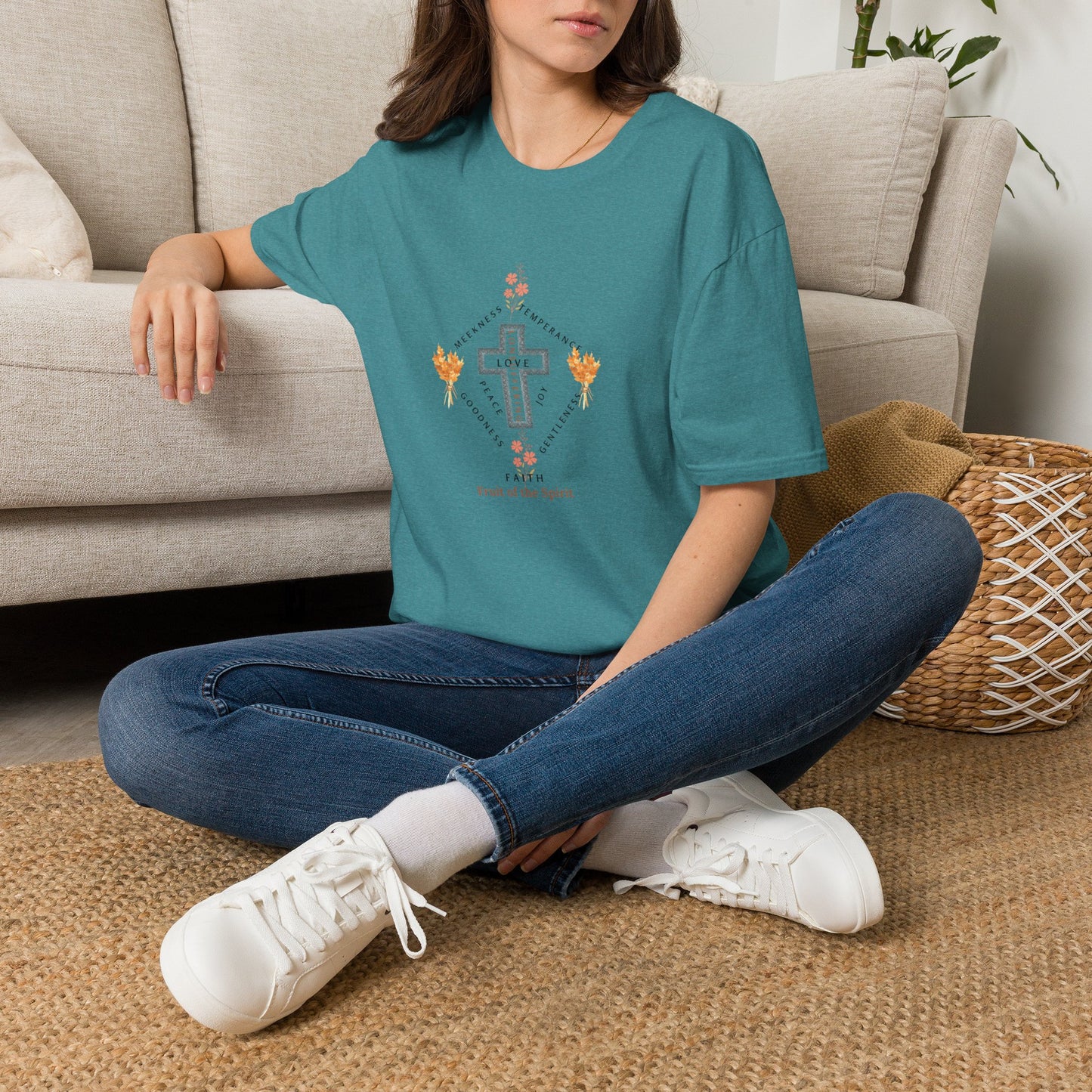 Faith Cross T-Shirt — Inspirational Christian Tee