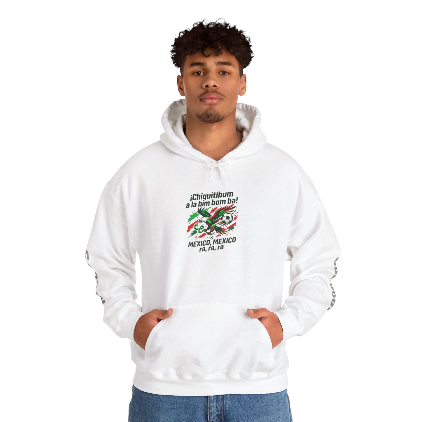 Mexico Retro Soccer Crest Hoodie | country pride, supporters