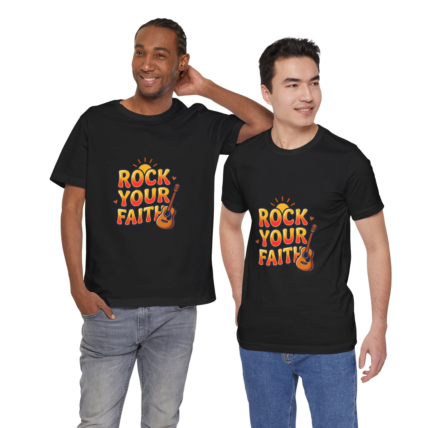 Rock Your Faith T-Shirt | Christian encouragement, retro groovy pastel