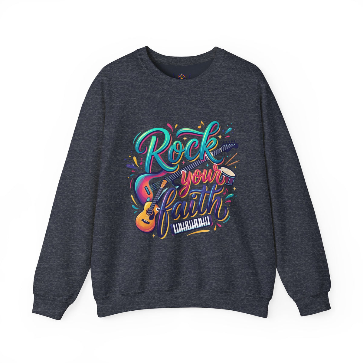 Rock Your Faith Sweatshirt — Christian Music Graphic Crewneck