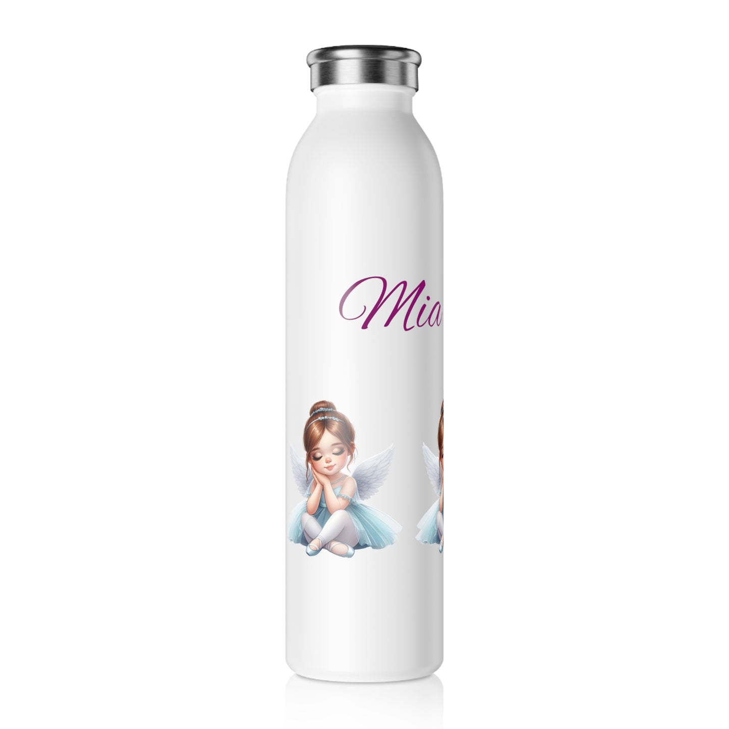 Personalizable Ballerina Water Bottle