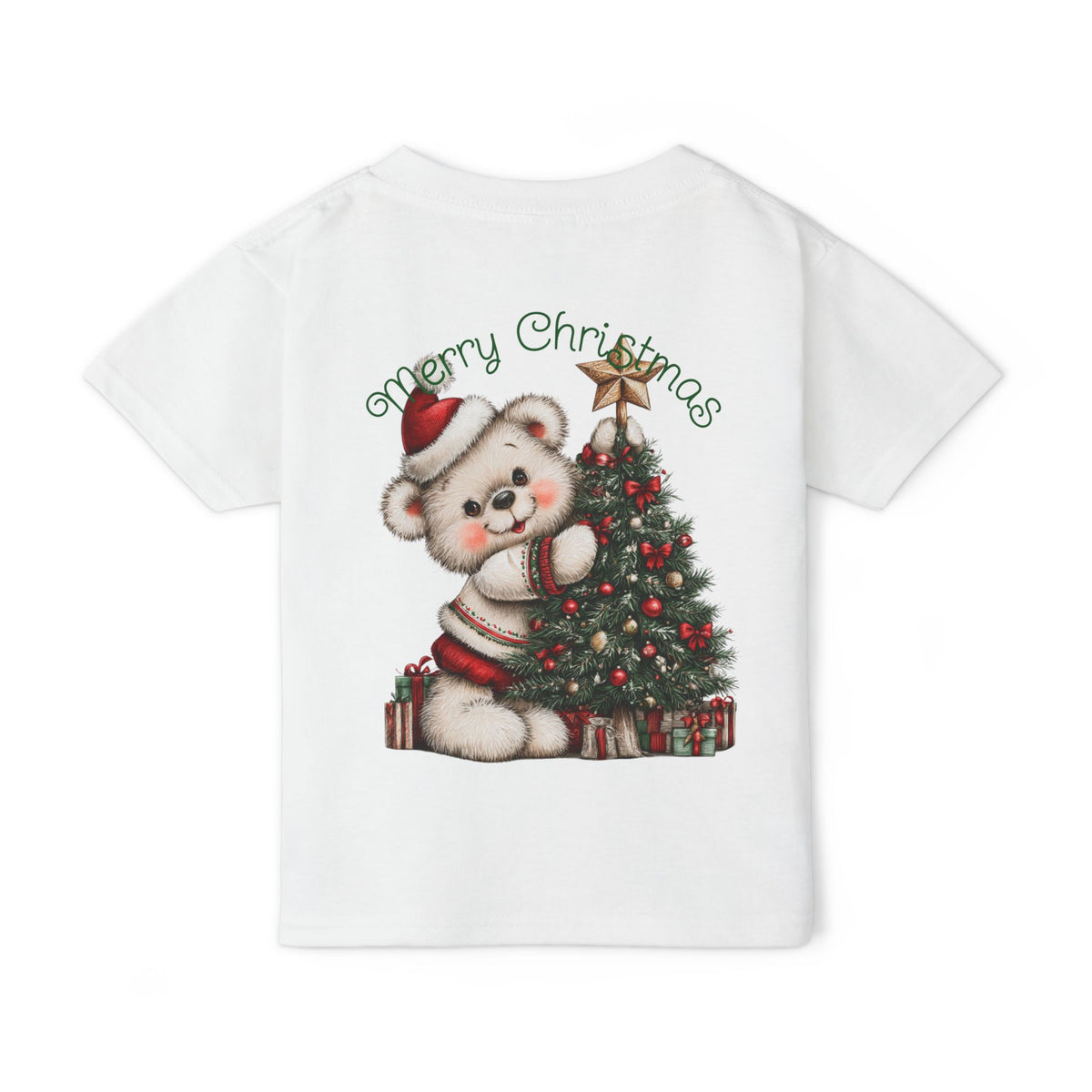 Merry Christmas Bear Toddler T-Shirt