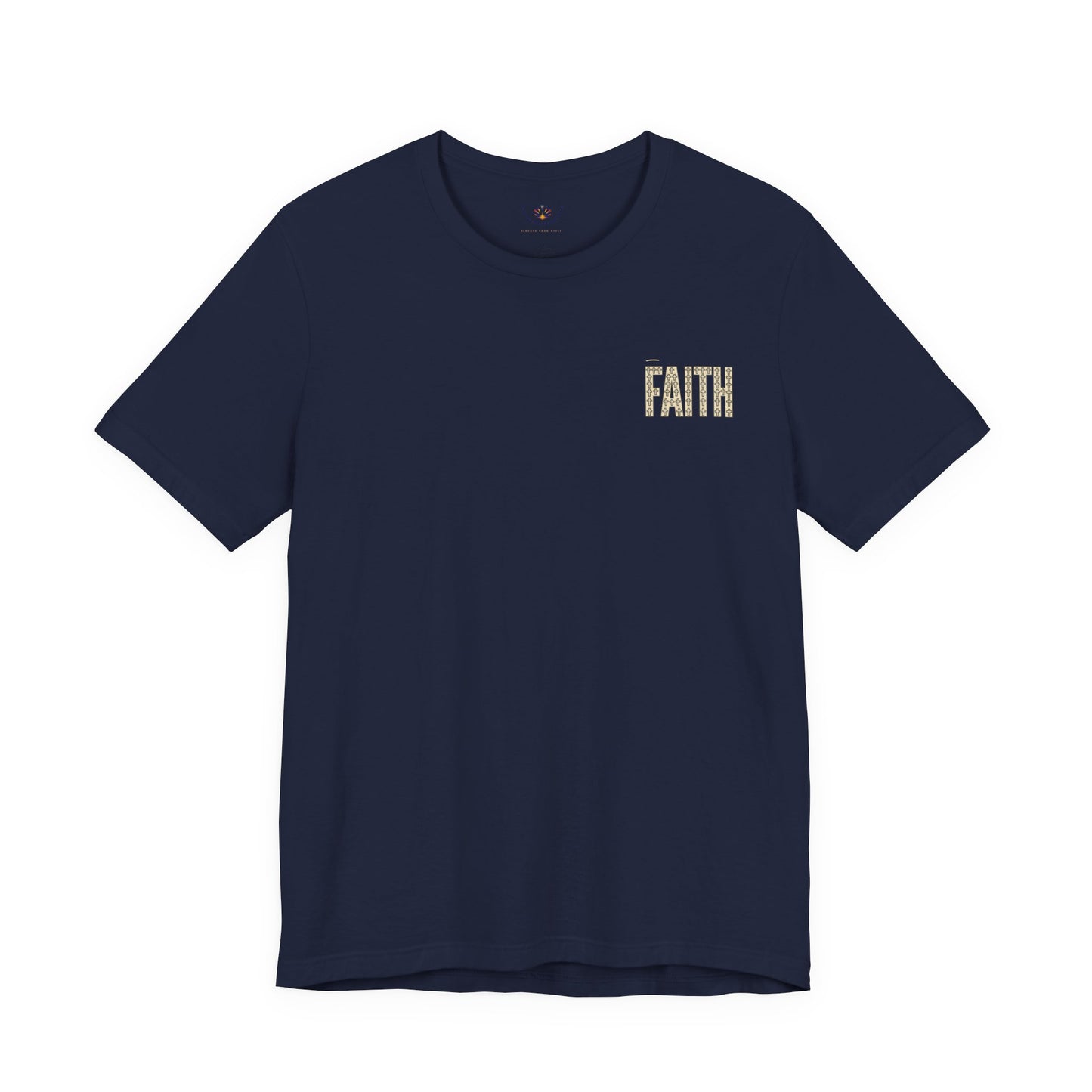 Faith block letters T-Shirt | Christian encouragement, pastel groovy style