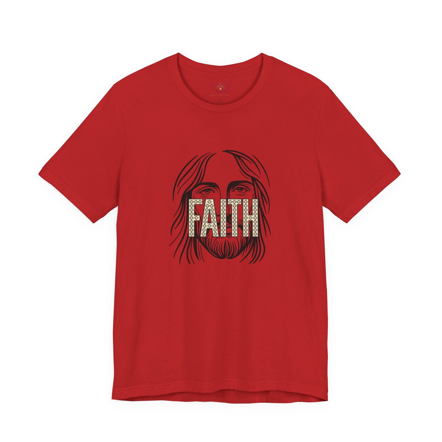 Faith Graphic Tee — Jesus Face Christian T-Shirt