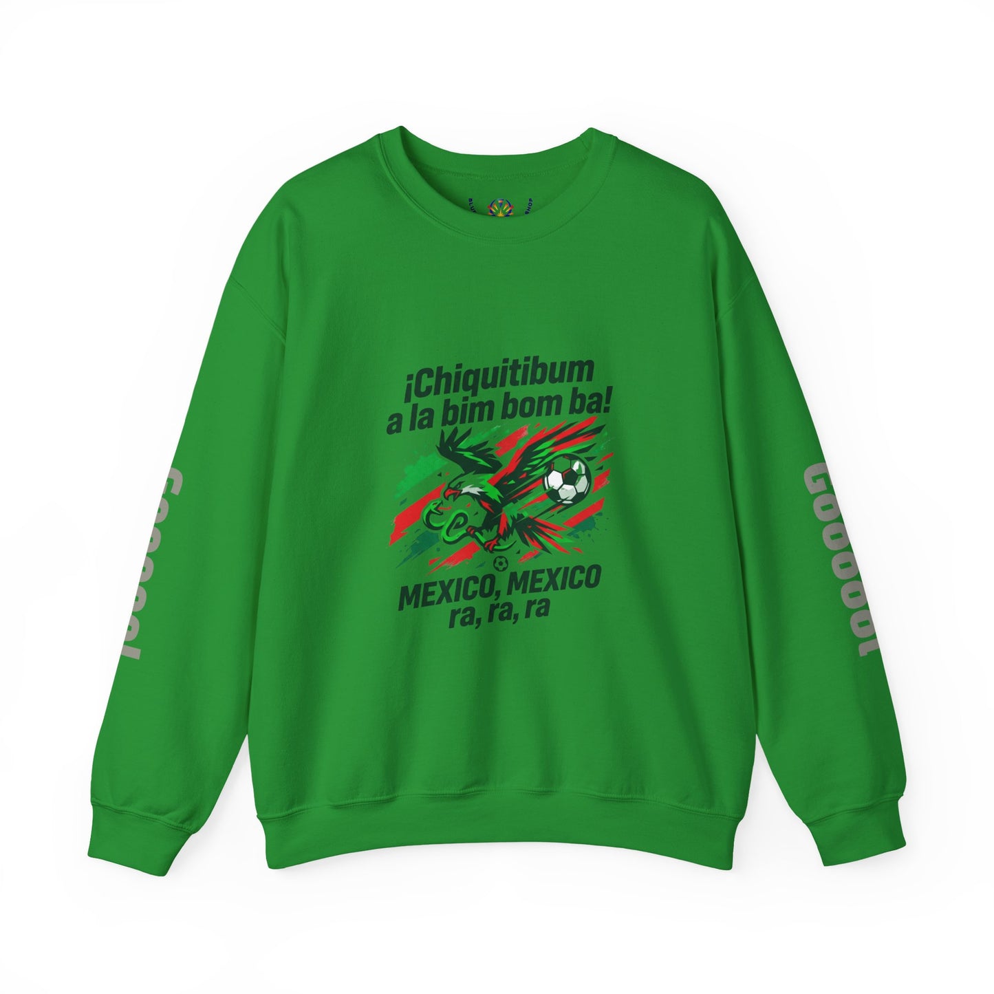Mexico Chant Soccer Crewneck, country pride, retro soccer