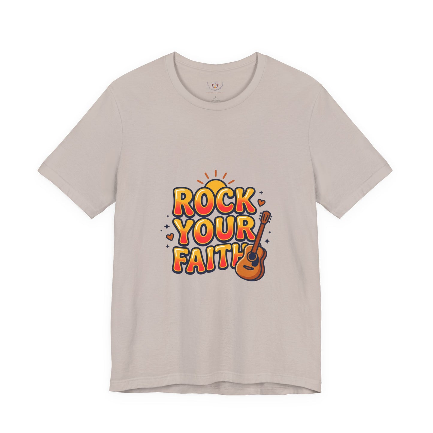 Rock Your Faith T-Shirt | Christian encouragement, retro groovy pastel