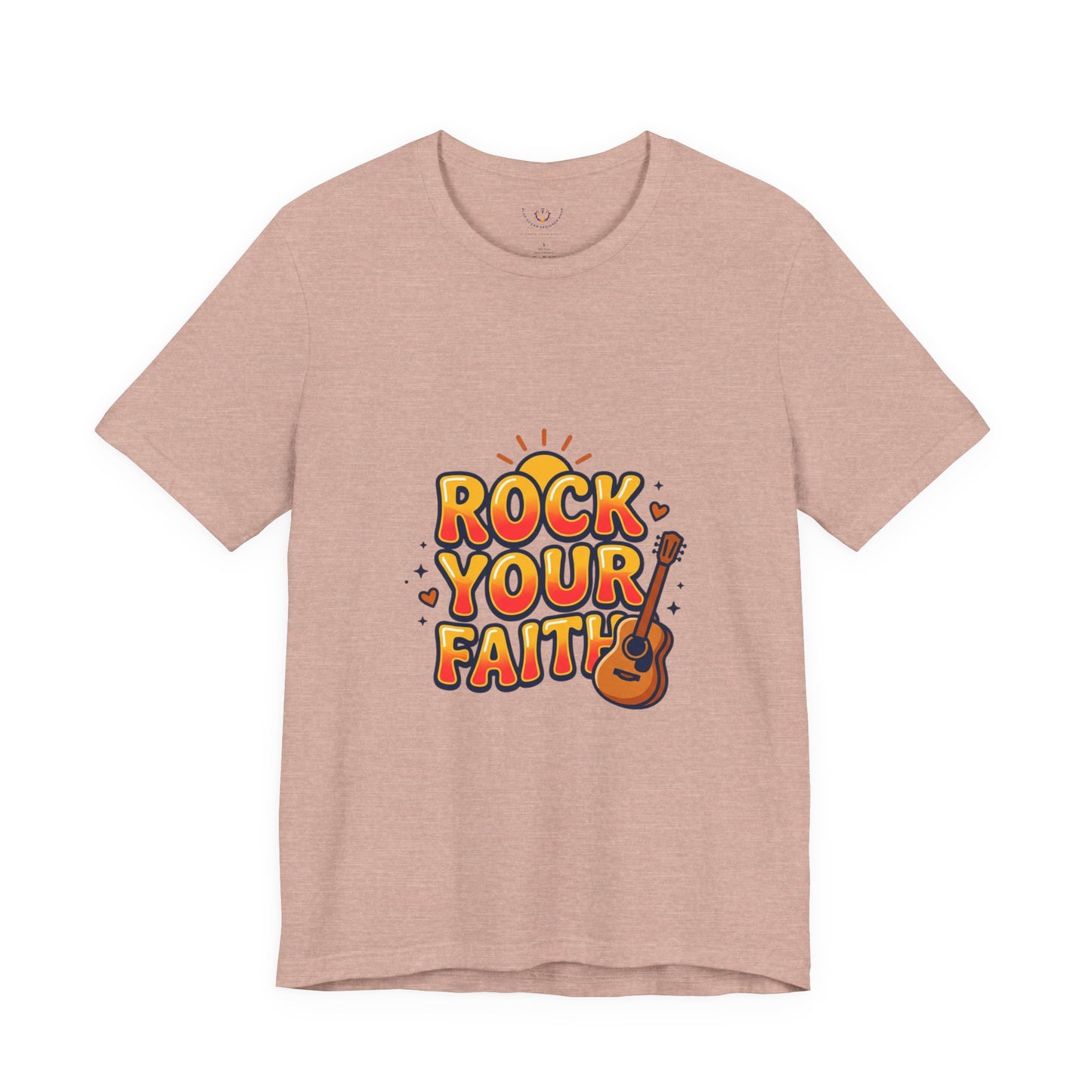 Rock Your Faith T-Shirt | Christian encouragement, retro groovy pastel