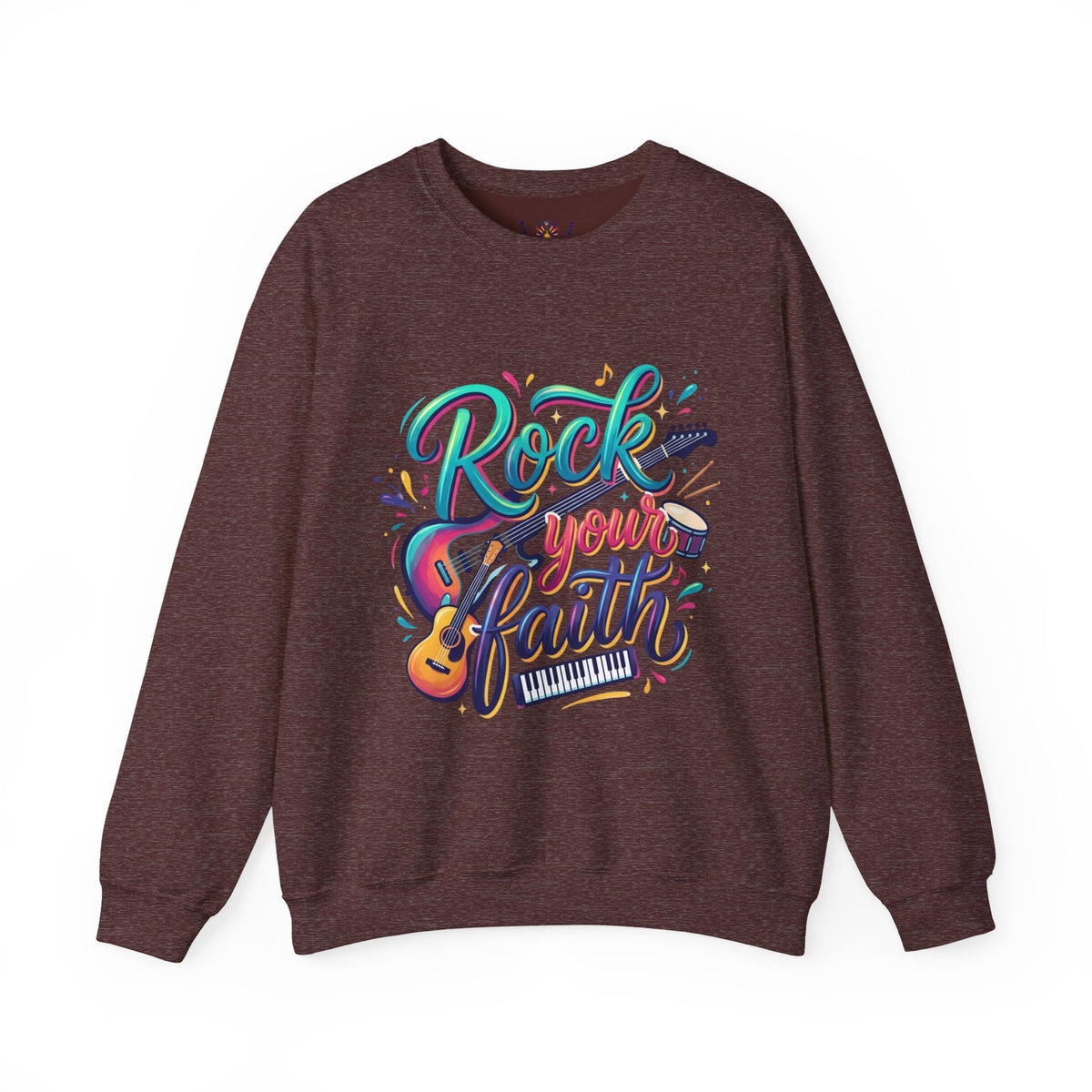 Rock Your Faith Sweatshirt — Christian Music Graphic Crewneck