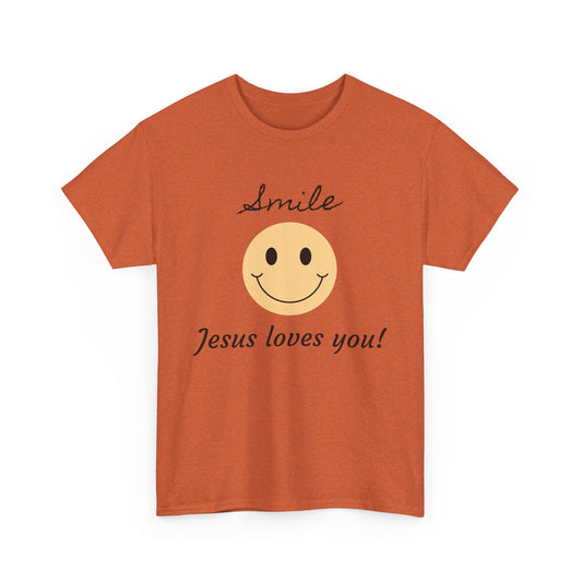 T-Shirt - 'smile God loves you' Design
