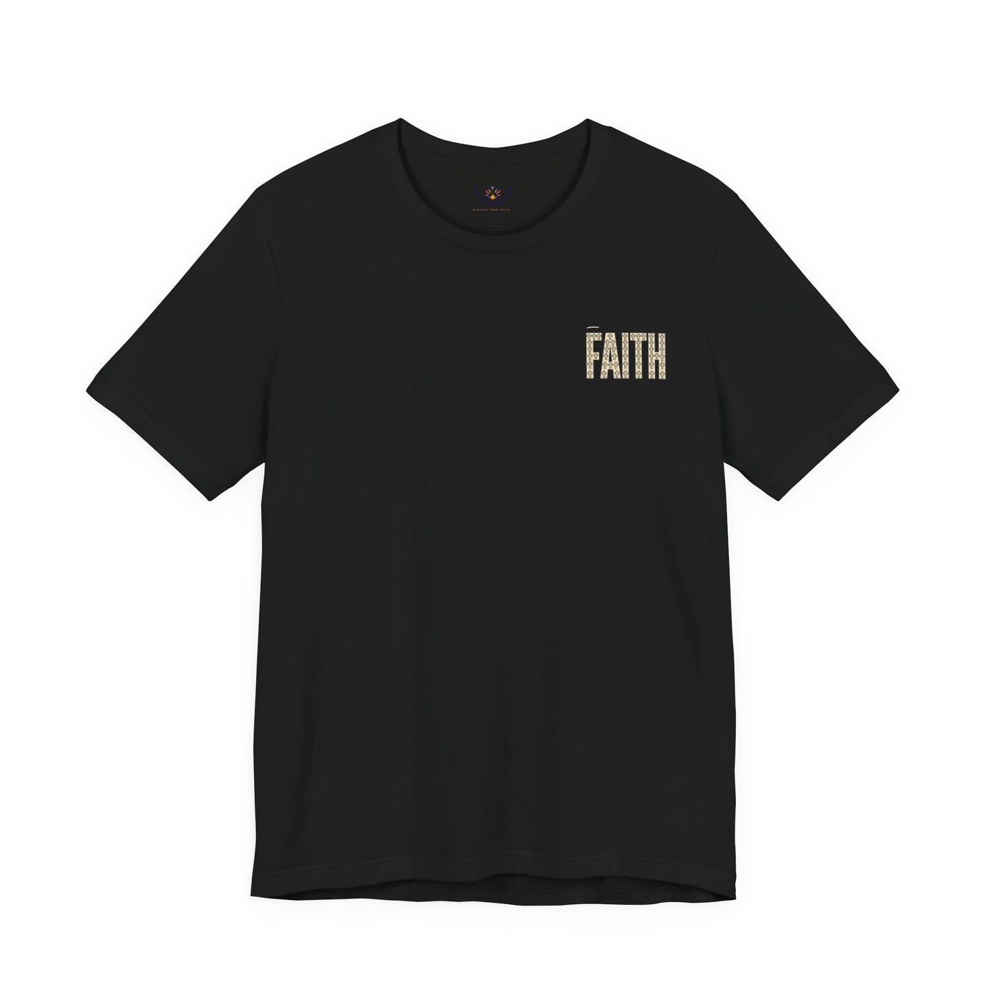 Faith block letters T-Shirt | Christian encouragement, pastel groovy style