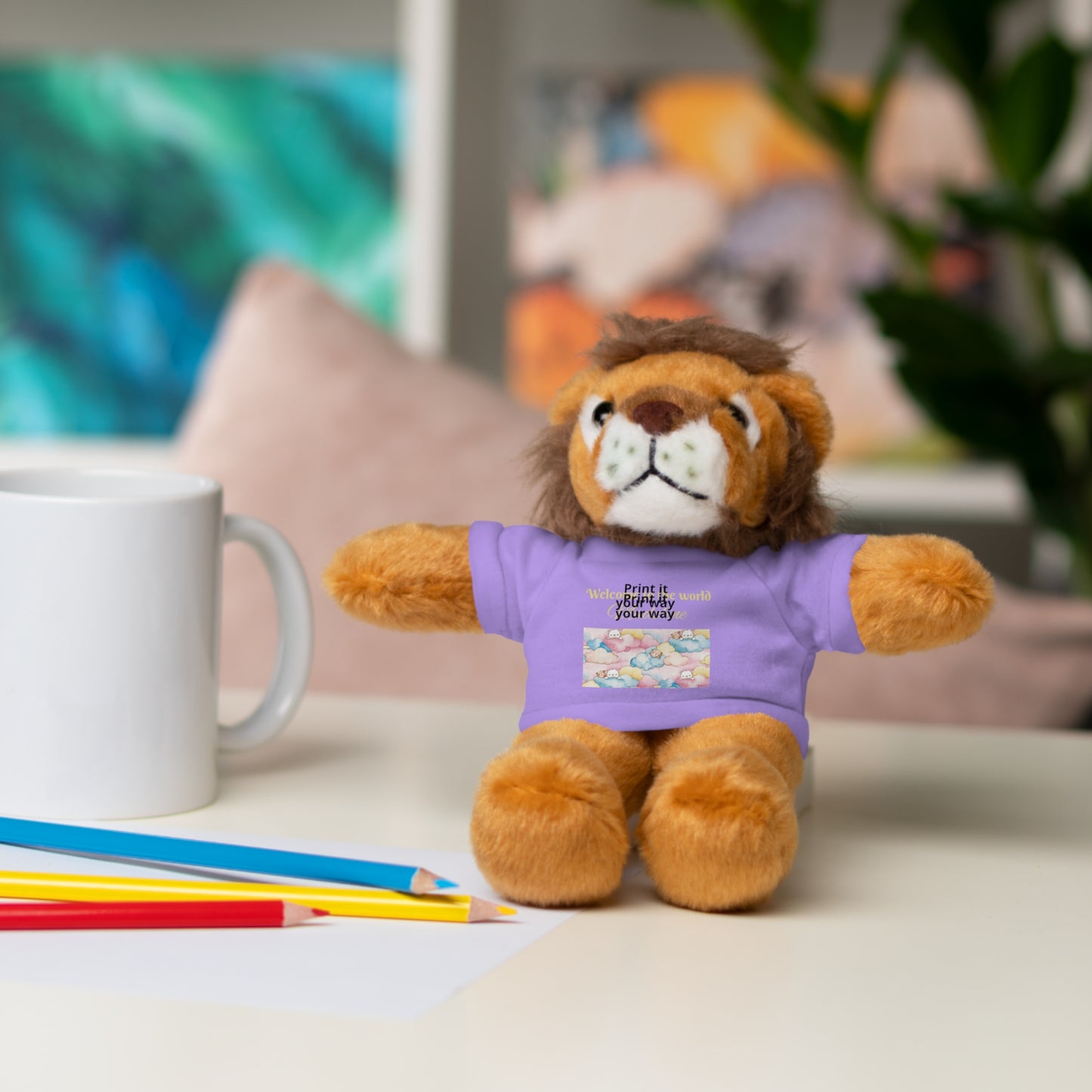 Welcome to the World Newborn Baby Teddy with 'Welcome to the world' Tee