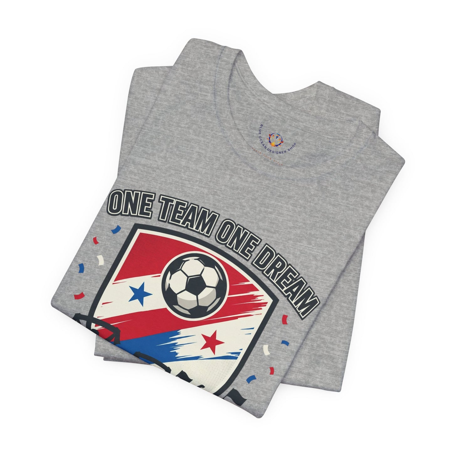 Panama Retro Soccer Crest Tee | country pride, championship season