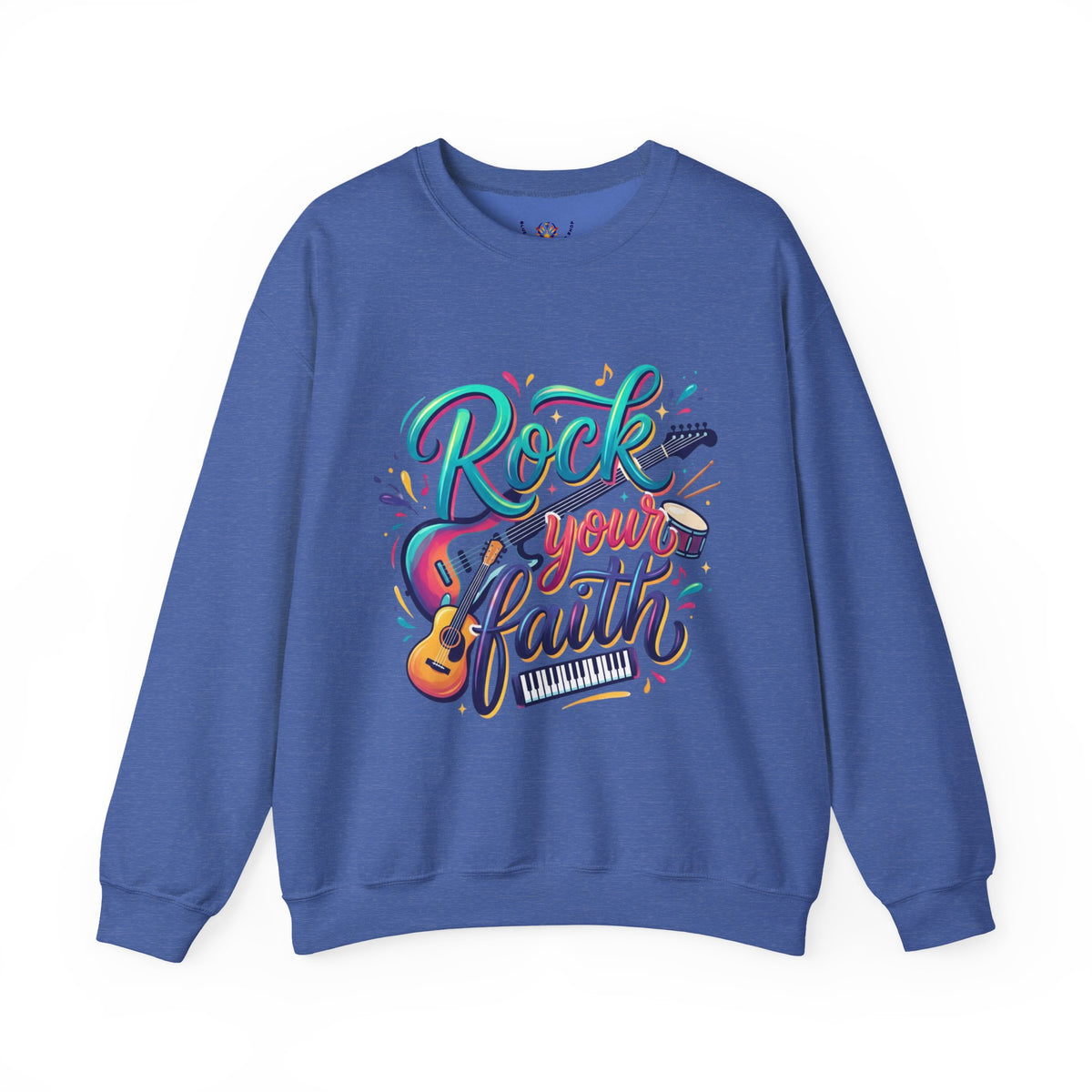 Rock Your Faith Sweatshirt — Christian Music Graphic Crewneck